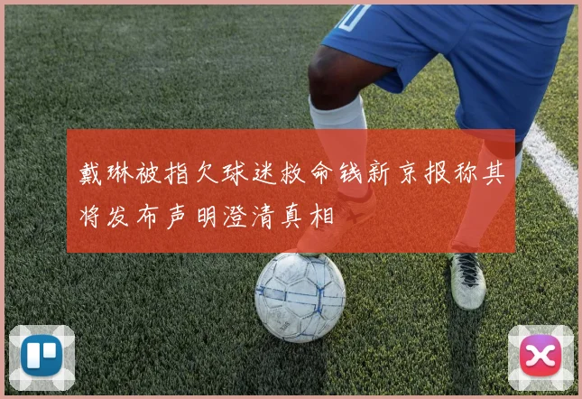 戴琳被指欠球迷救命钱新京报称其将发布声明澄清真相